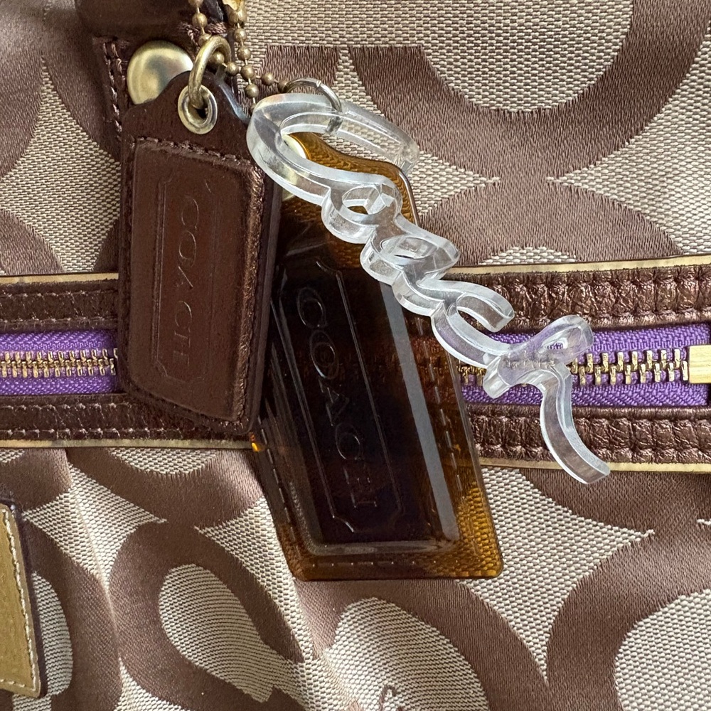 Coach Poppy Brown and Tan Signature Tote Bag
Poppy! - Picture 3 of 9
